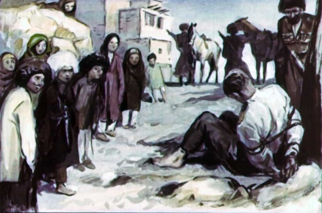 Быль Кавказский пленник с картинками - Читать сказки, басни и рассказы  Толстого Льва Николаевича