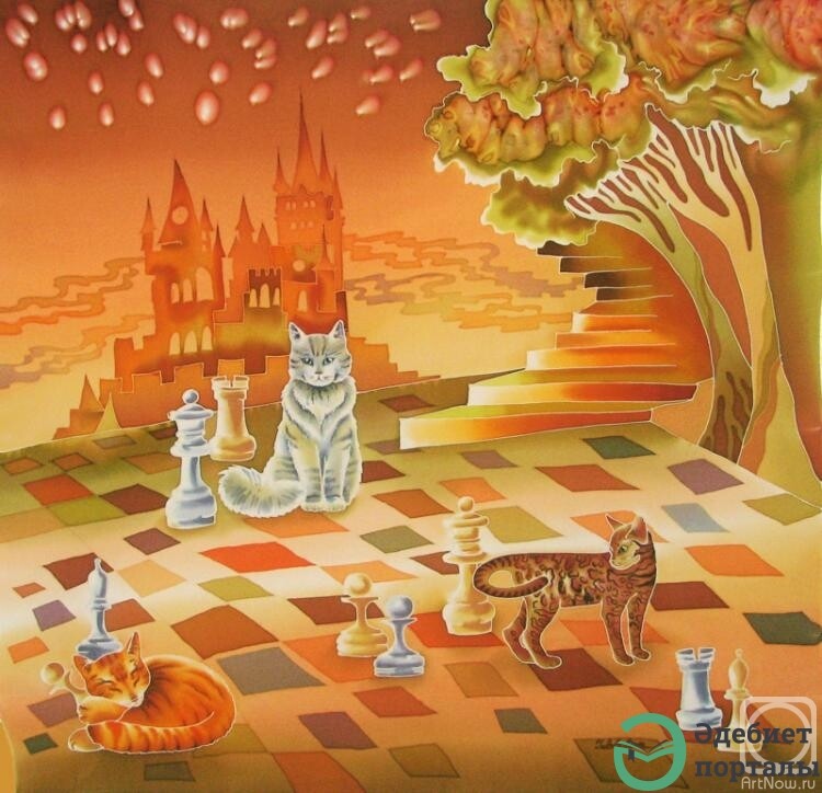 Акростих-фантазия о шахматах, кошках и золотом листопаде