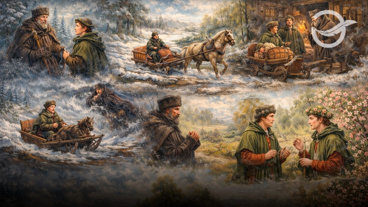 Наурыз, Сәуір және Мамыр (орыс халық ертегісі) - adebiportal.kz