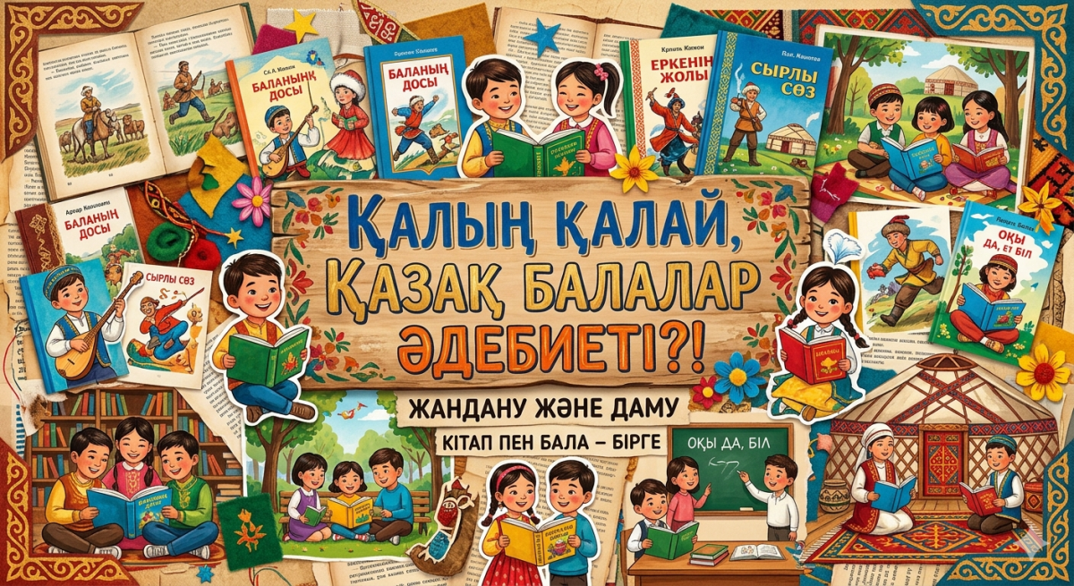Балалар әдебиеті жайында бірер сөз - adebiportal.kz