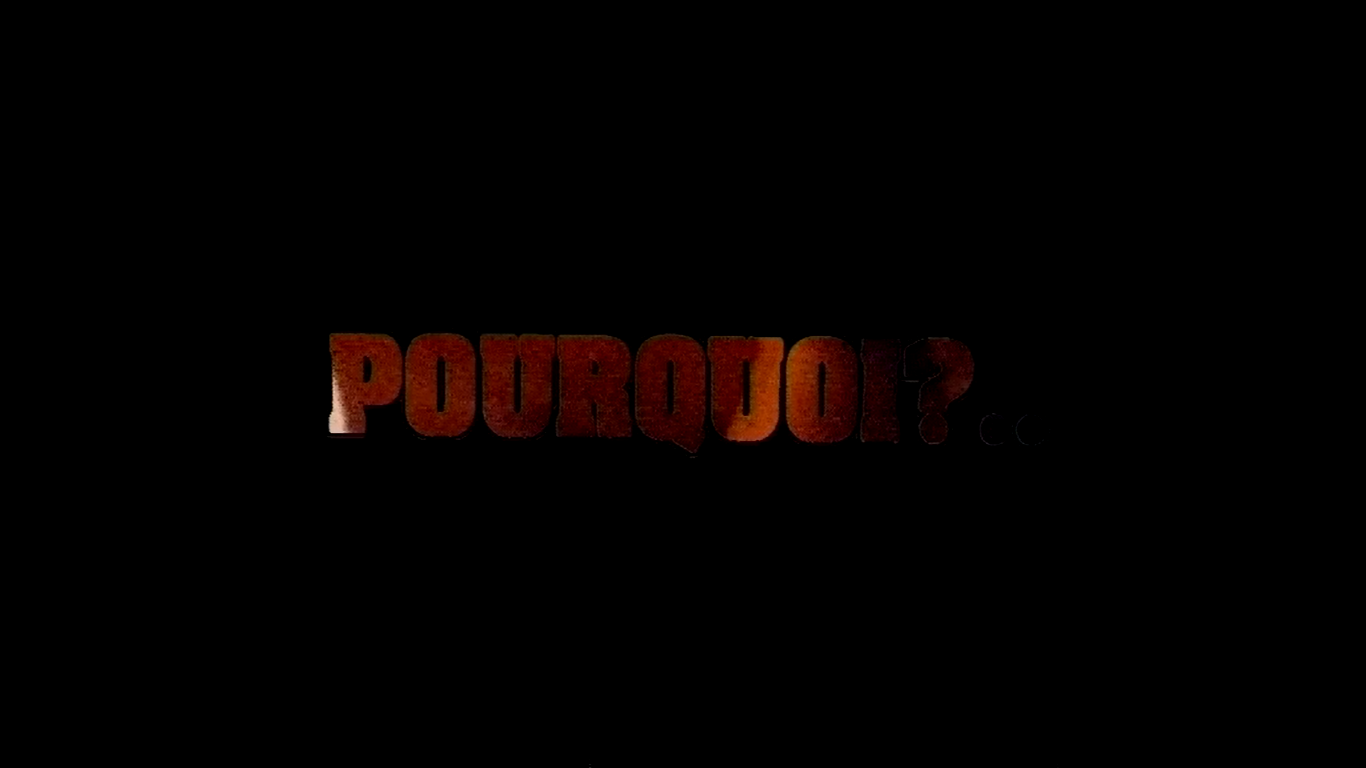 Видеопоэзия. "Pourquoi"