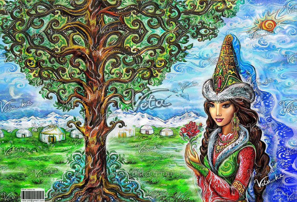 Қыздар жиналысы. Казахские иллюстрации. Казахские мотивы. Казахская тематика. Казахская девушка рисунок.